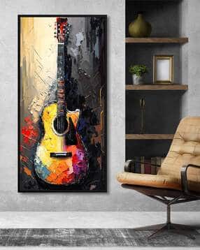 999store Guitar Modern Canvas Painting 48" x 24"-picture-37