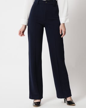 Buy Navy Trousers  Pants for Women by KOTTY Online  Ajiocom