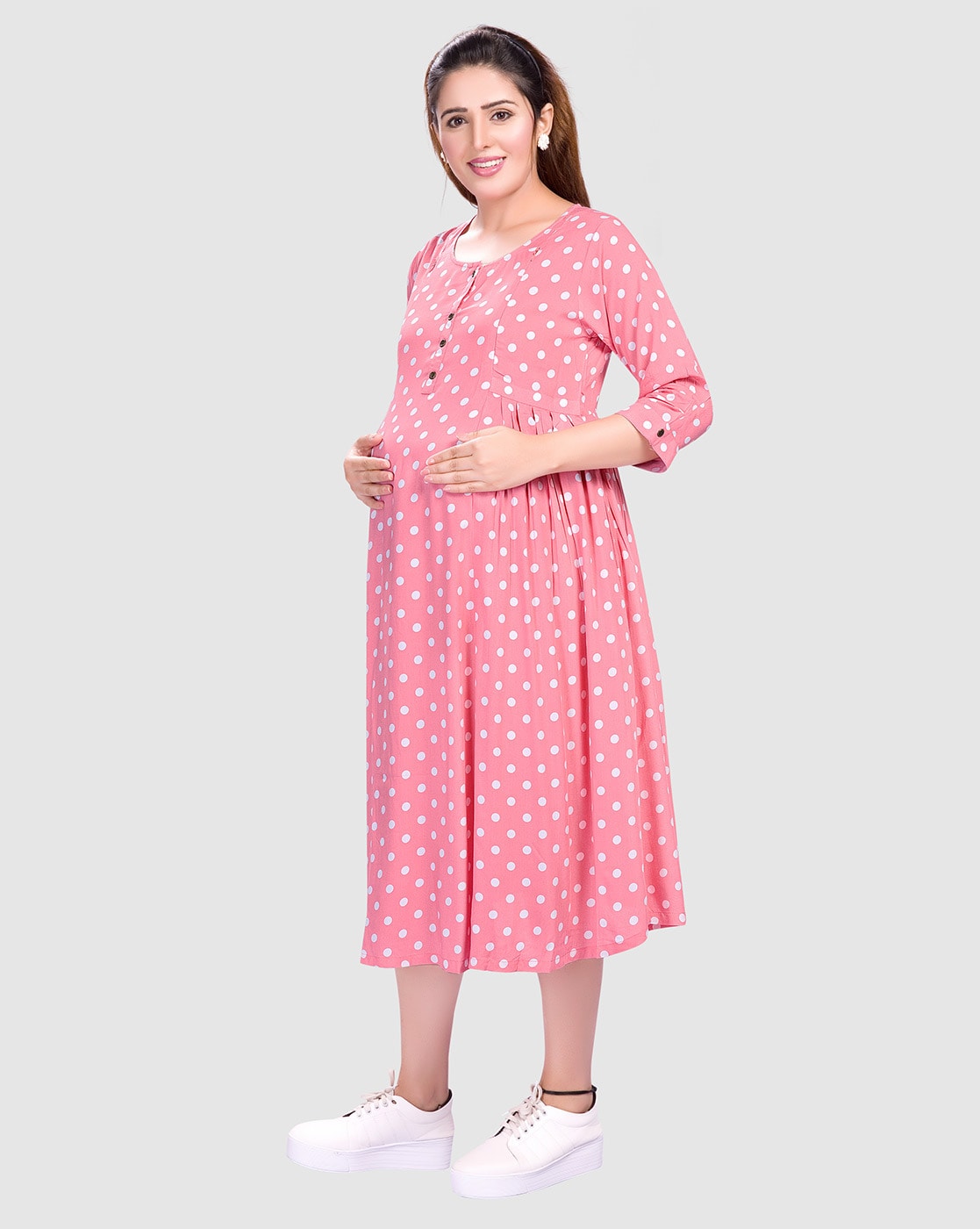mamma's maternity Women Maxi Blue Dress - Buy mamma's maternity Women Maxi  Blue Dress Online at Best Prices in India | Flipkart.com