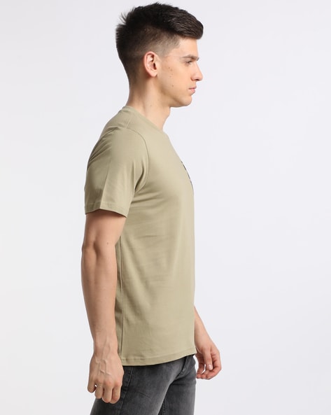Buy Olive Green Tshirts for Men by ALTHEORY Online | Ajio.com