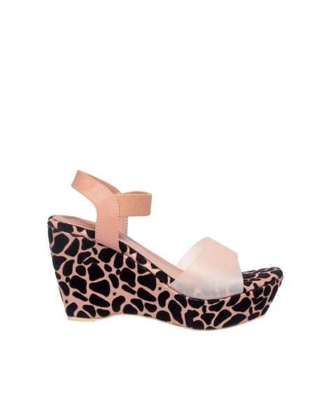 Cheetah wedge online sandals