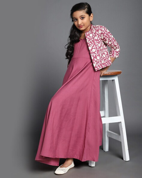 Cheap 2 Pcs/Set Lady Coat Dress Suit Flower Print Dress Up Open Stitch Coat  Chic Sleeveless Dress Coat Suit Female Clothes | Joom