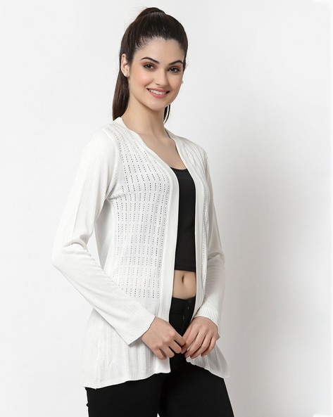 White shrug 2025 for girl