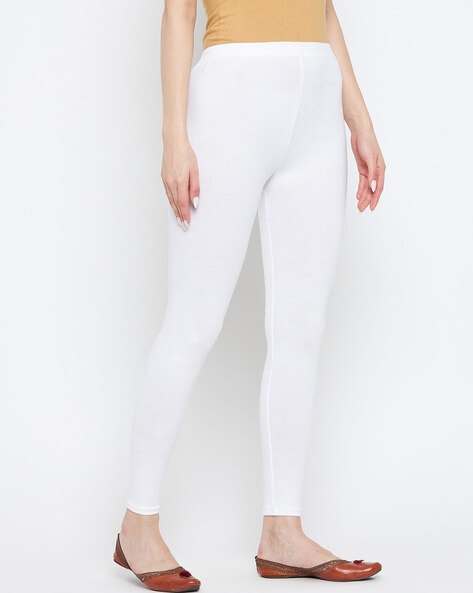 Buy White Leggings for Women by Clora Creation Online