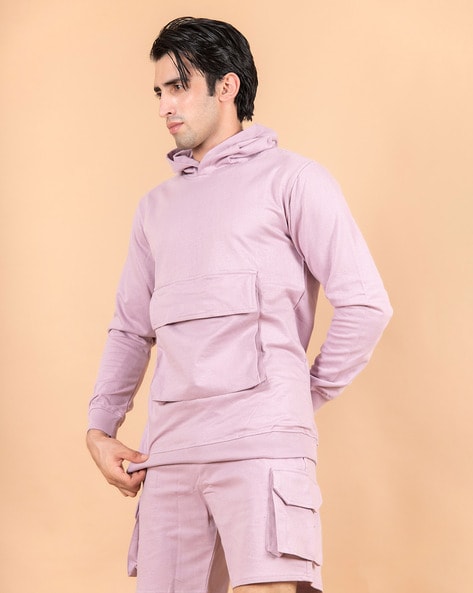 Mens short and hot sale hoodie set