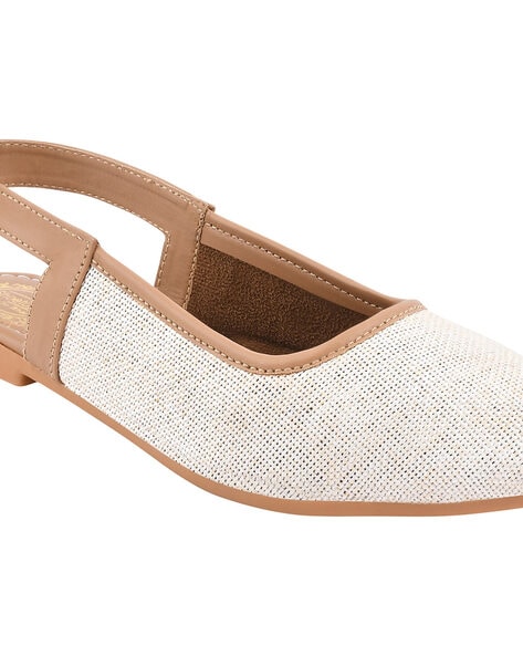 White closed hot sale toe mules