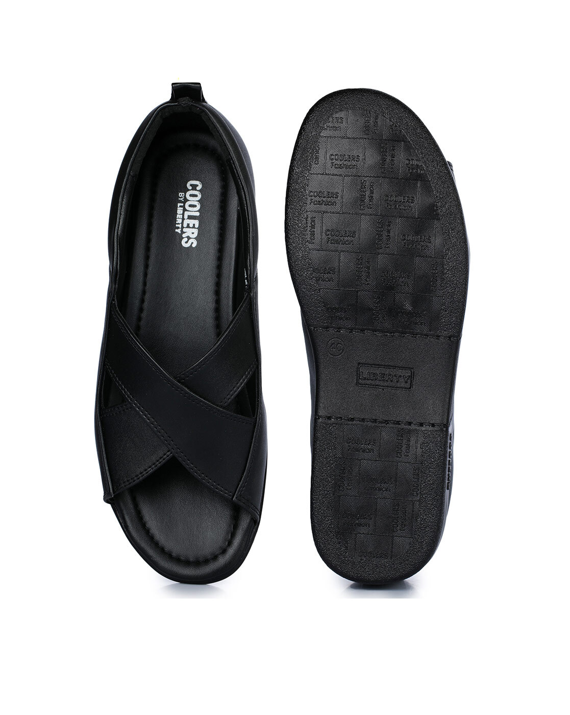 Coolers Formal (Black) Sandals For Mens 2050-26D By Liberty