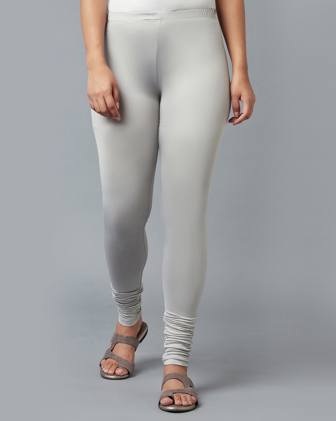Buy online Silver Viscose Leggings from Capris & Leggings for Women by  Fashion Monster for ₹369 at 72% off