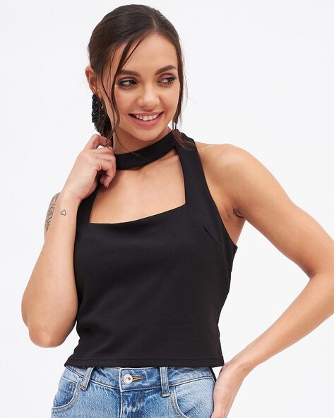 Buy Black Tops for Women by Kibo Online