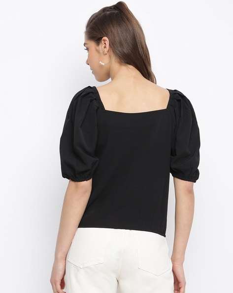 Buy Black Tops for Women by Mayra Online