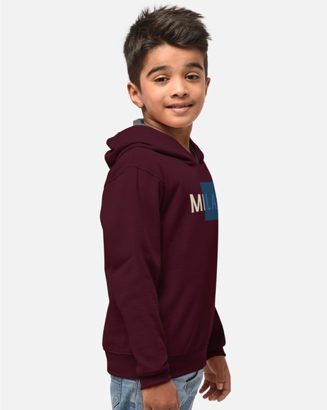 Burgundy hoodie clearance for boys