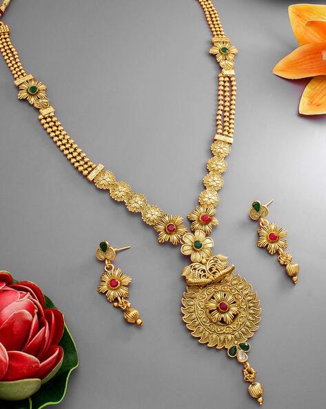 Pretty Gold Color Rose Flower Necklaces For Women Girl Romantic Jewelry  Wedding Gifts Valentine's Day Accessories - AliExpress