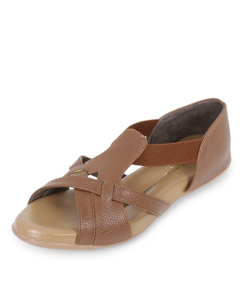 Buy Brown Flat Sandals for Women by DOCTOR FEEL SOFT Online | Ajio.com