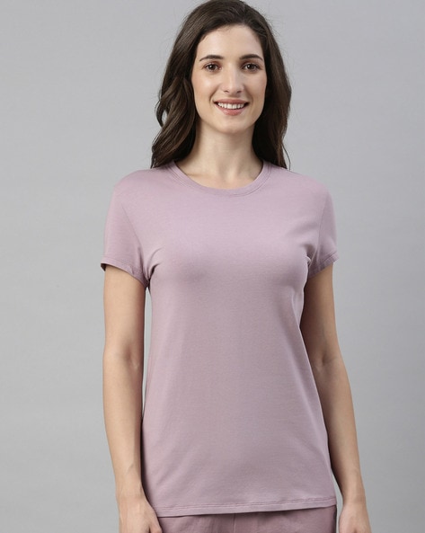 mauve t shirt womens