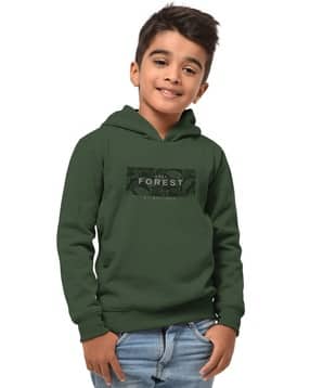 hellcat Typographic Print Hoodie with Ribbed Hem-picture-14