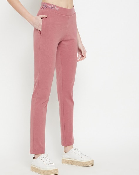 Buy online Mid Rise Solid Track Pant from bottom wear for Women by V-mart  for ₹275 at 0% off | 2024 Limeroad.com