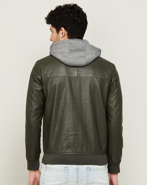 bossini leather jacket price