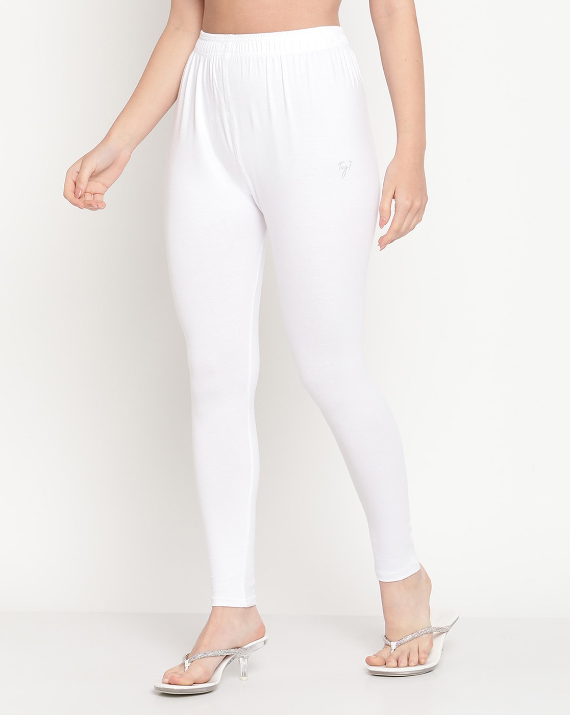 Buy Plus Size Store Women White Cotton Leggings (38) Online at Best Prices  in India - JioMart.