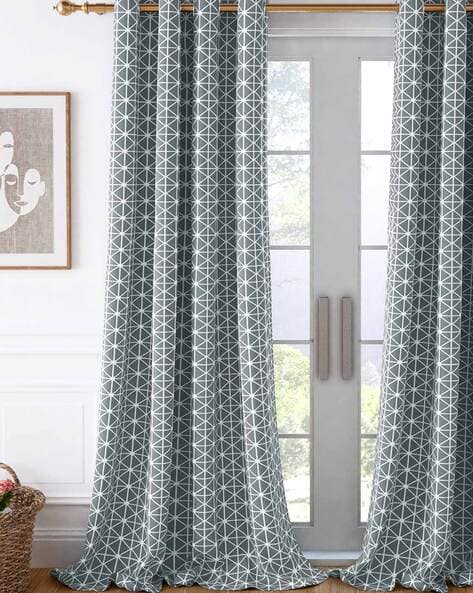 Grey Curtains Accessories For Home Kitchen By Story Online Ajio Com