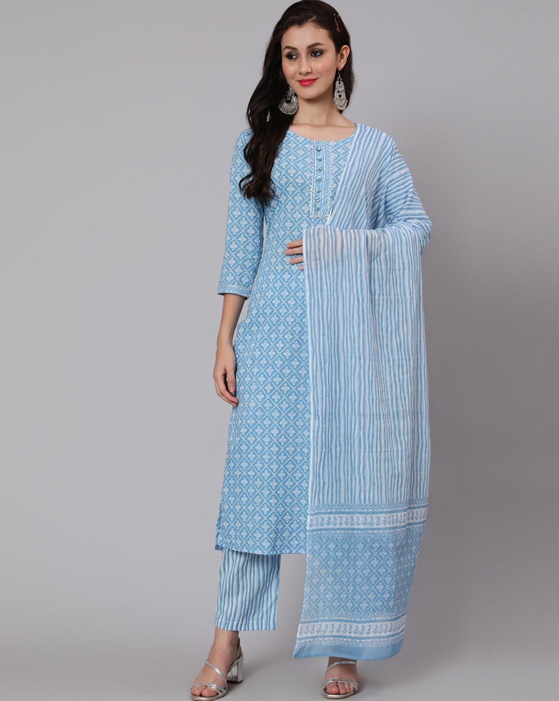 Buy Green Kurta Suit Sets for Women by MAX Online | Ajio.com
