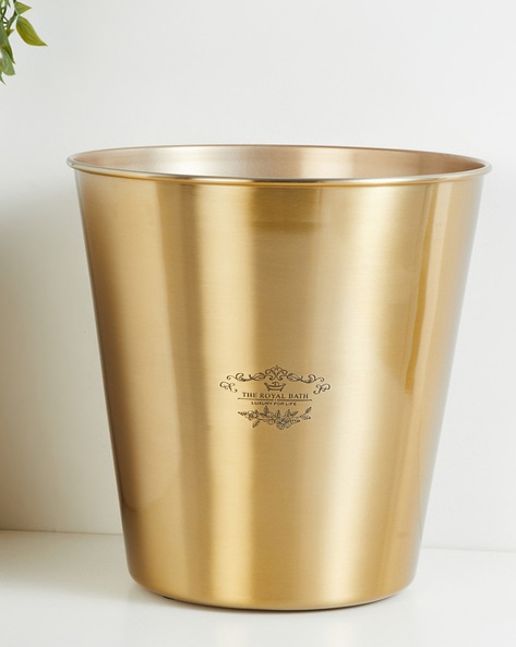 Kitchen Compost Bin - GOLD Stainless Steel