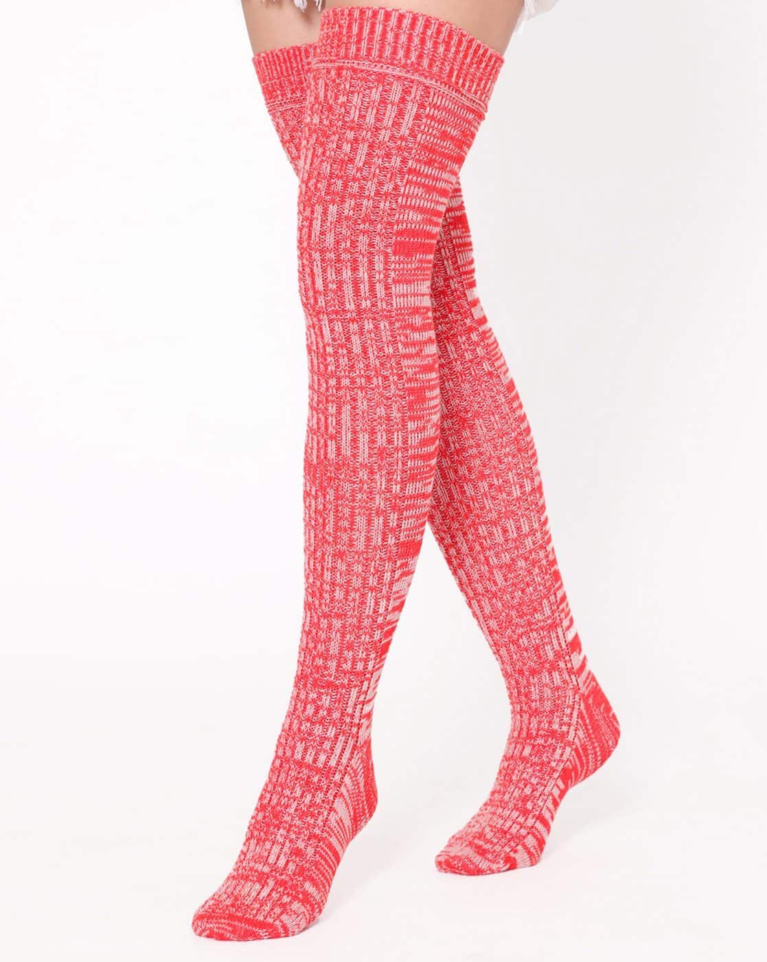 Buy Red Socks Stockings for Women by Bharatasya Online