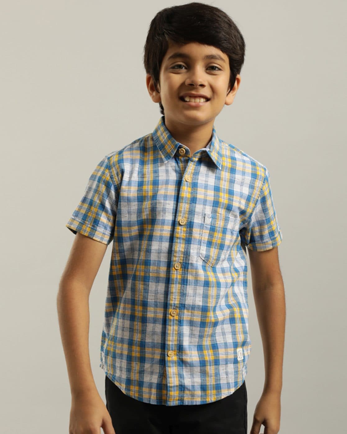 Buy Juscubs Checked Shirt with Patch Pockets at Redfynd