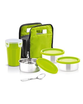 Tupperware Rocker Lunch Set with Bag Yellow in Hyderabad at best price by  Tupperware  Justdial