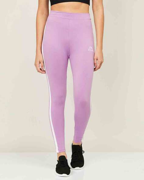 Kappa Solid Women Purple Tights - Buy Kappa Solid Women Purple Tights  Online at Best Prices in India