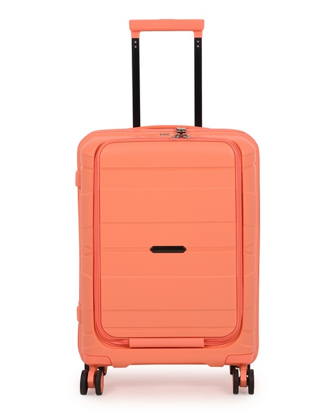Buy American Tourister Red Textured Medium Trolley Bag Online At Best Price  @ Tata CLiQ