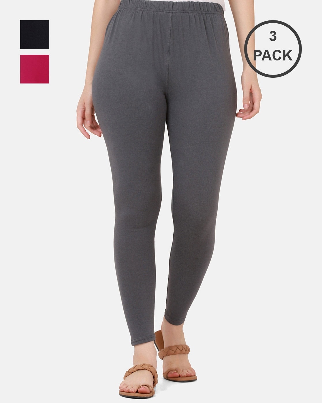 TCG Cotton Pack of 3 Leggings Price in India - Buy TCG Cotton Pack of 3  Leggings Online at Snapdeal