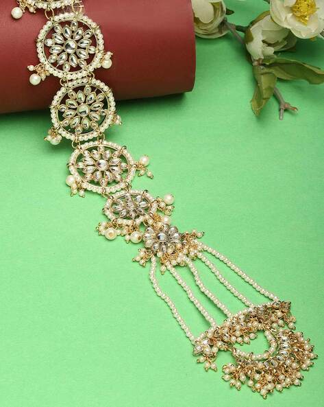 Buy Gold Hair Accessories for Women by Karatcart Online