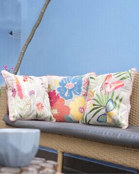 Embroidered Throw Cushion Cover 16'' x 16''-image-5