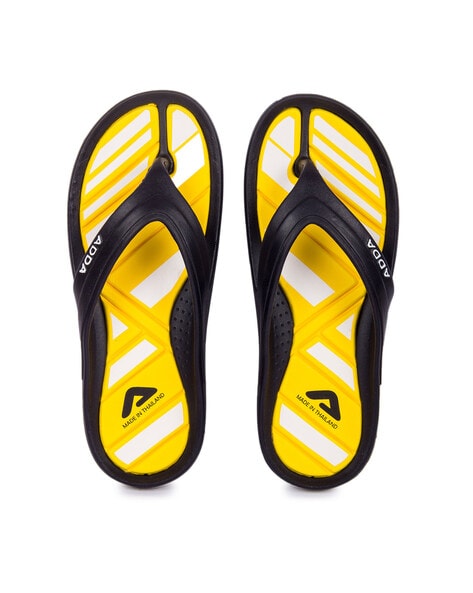 Buy Black Flip Flop & Slippers for Men by ADDA Online | Ajio.com