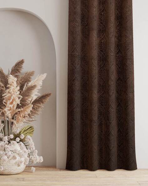 Buy Brown Curtains & Accessories for Home & Kitchen by Homefab India Online