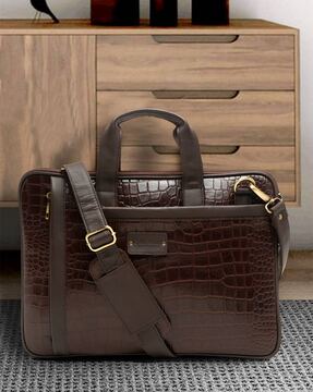 Teakwood leather deals laptop bags