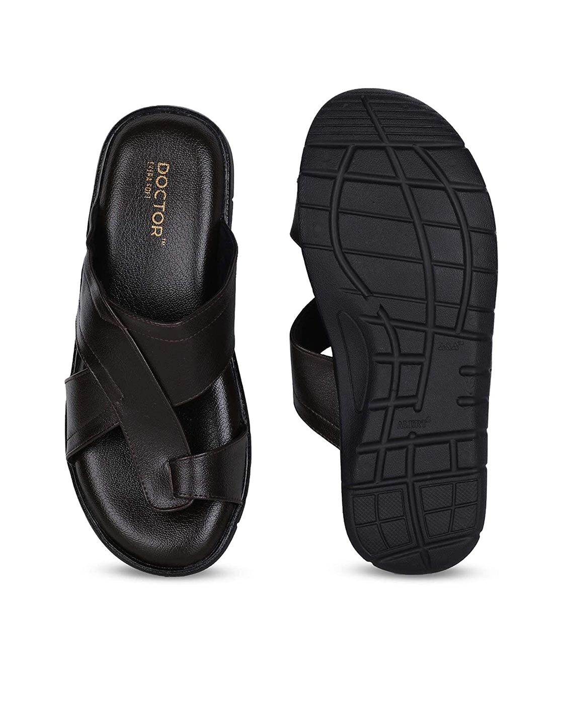 DOCTOR EXTRA SOFT Men's Ortho Care Orthopaedic and Diabetic Adjustable  Strape Super Comfort Dr Sliders Flipflops and House Slippers for Gent's and  Boy's Slides-OR-D-51 (Grey-Orange, numeric_8) price in UAE | Amazon UAE |