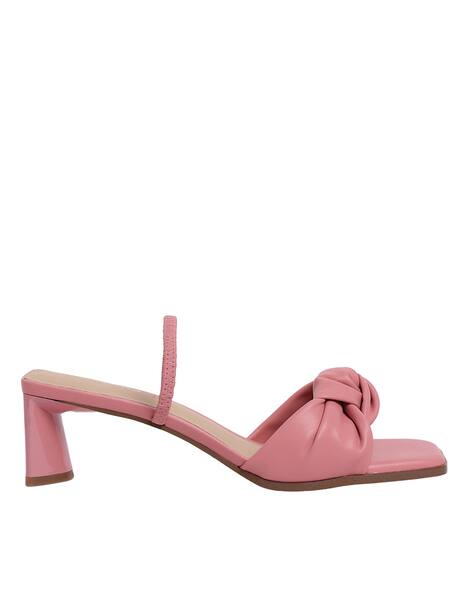 Open Toe Kitten Heels Sandals