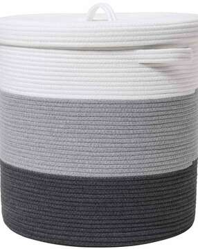 textile and beyond Foldable Jute Laundry Basket-picture-14