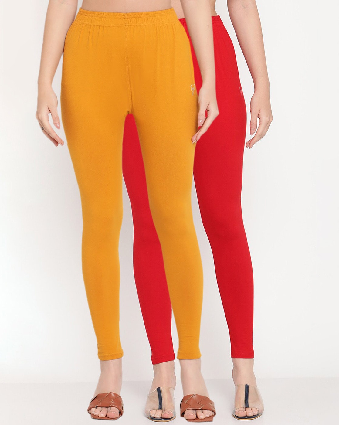 Yellow Ankle Length Leggings – LYRA