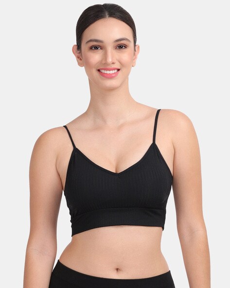 Buy Parfait Padded Wired Seamless Bra - Black at Rs.2199 online