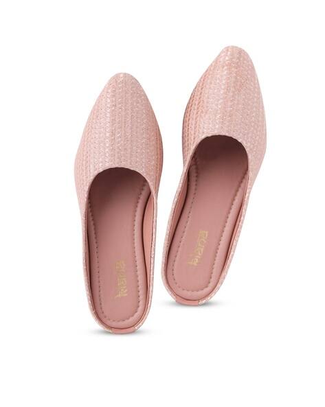 Kiana House Of Fashion Embroidered Canvas Slip-On Bellies