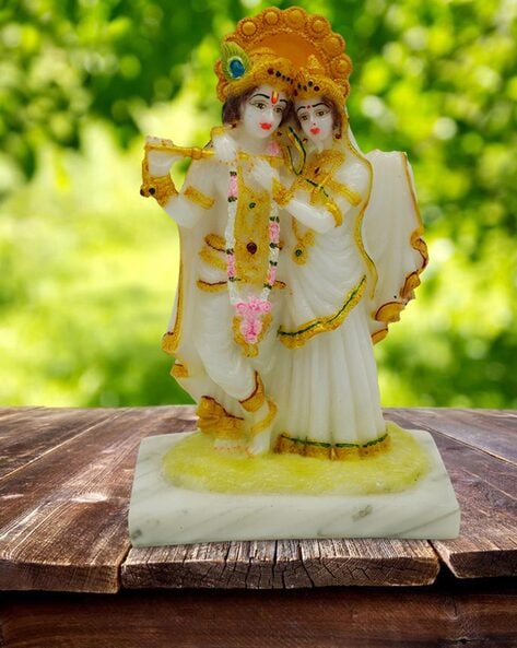 Buy Lord Krishna Idol, Hand Painted Cultured Marble Krishna Statue,  Marriage Anniversary Gift, House Warming Gift, Big Large Krishna Murti.  Online in India - Et… | Krishna statue, Cultured marble, Krishna