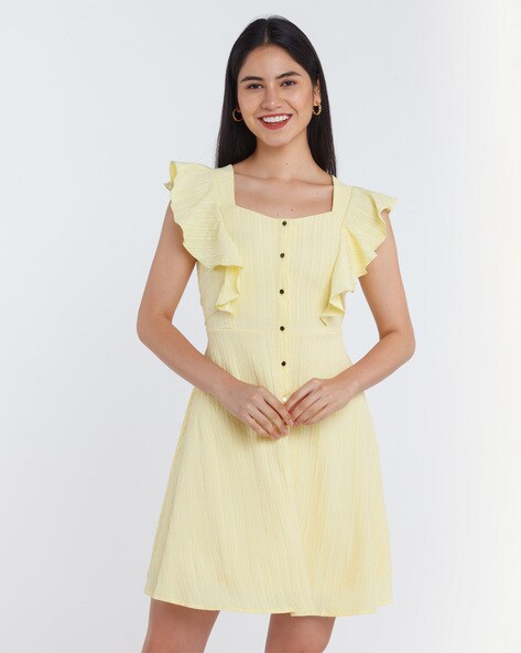 Zink london yellow outlet dress