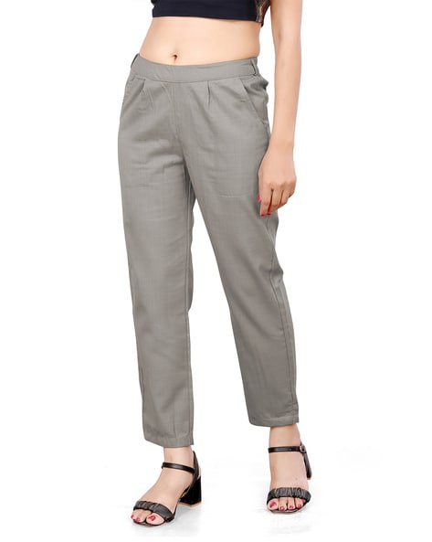 GS78 solid grey color trouser - G3-MCT0673 | G3fashion.com