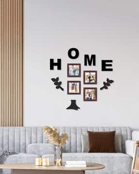 random Set of 4 Square Shape Photo Frame with Plaques-picture-21
