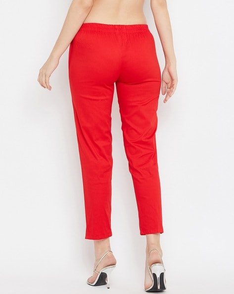 Women Red Trousers | Explore our New Arrivals | ZARA United Kingdom