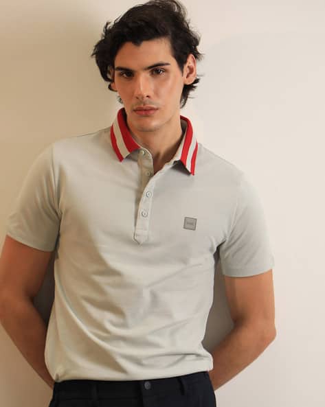 Rare Rabbit Slim Fit Polo T-Shirt