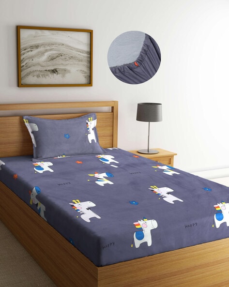 Cartoon single bed sheets online best sale