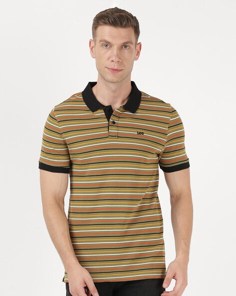 Lee Striped Polo T-shirt